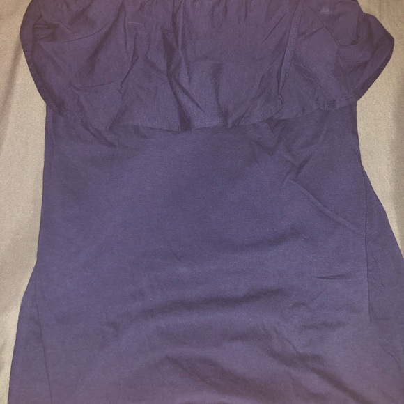 Lilly Pulitzer strapless navy blue top, size small, NWT - Picture 2 of 4